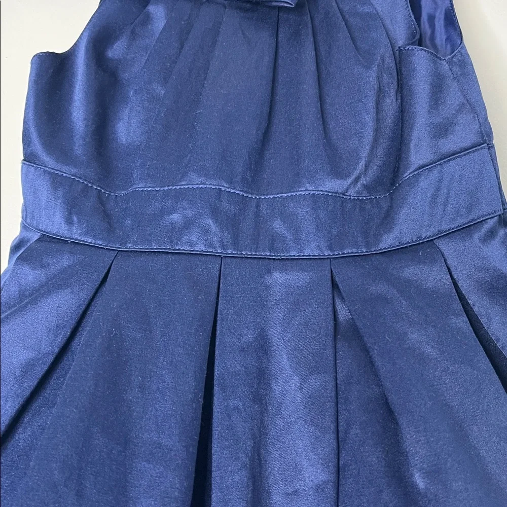GYMBOREE Girls Navy Blue Dress Holiday Formal‎